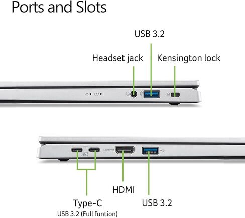 كمبيوتر محمول acer Aspire Go 15 • شاشة عرض عالية الدقة مقاس 15.6 بوصة • الجيل التالي من Intel Core i3 N355 (8 النواة، حتى 3.9 جيجا هرتز) • مفتاح Copilot AI • Microsoft Office • HDMI • Windows 11 Home • WOWPC USB (ذاكرة وصول عشوائي سعة 16 جيجابايت | محرك أ in Kuwait