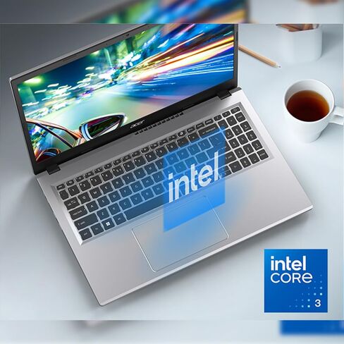 كمبيوتر محمول acer Aspire Go 15 • شاشة عرض عالية الدقة مقاس 15.6 بوصة • الجيل التالي من Intel Core i3 N355 (8 النواة، حتى 3.9 جيجا هرتز) • مفتاح Copilot AI • Microsoft Office • HDMI • Windows 11 Home • WOWPC USB (ذاكرة وصول عشوائي سعة 16 جيجابايت | محرك أ in Kuwait