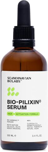 سيروم الاسكندنافية Biolabs Bio-Pilixin® للرجال | يساعد على تقليل تساقط الشعر بسبب التقصف، ويساعد على تنشيط نمو الشعر، وتكنولوجيا الخلايا الجذعية، واستخدام يومي خالٍ من الأدوية، وتم اختباره سريريًا، 100 مل/ 3.4 أونصة in Saudi Arabia