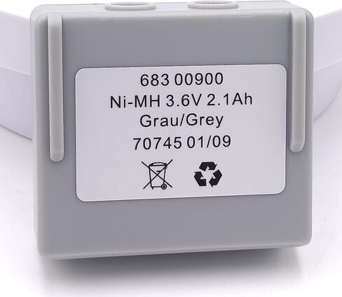 (عبوة واحدة) شاحن بطارية Hetronic UCH-2 مدخل 90-270 فولت تيار متردد، شاحن بطارية 300/780 مللي أمبير و(4 عبوات) بطارية Hetronic 68300900 بقدرة 3.6 فولت 2100 مللي أمبير في الساعة لجهاز التحكم عن بعد HETRONIC بطارية 68300900 (قابس أمريكي) in Kuwait