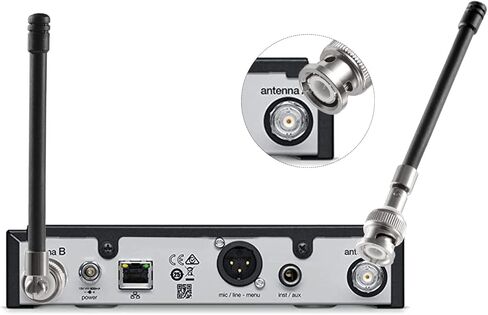 هوائي بديل مموج 1/4 لـ Shure SLX وBLX وU4S وU4D وUR والمزيد. 470 إلى 752 ميجا هرتز (عبوة من قطعتين)، إيفاجور in Kuwait