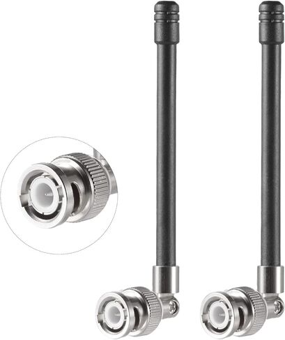 هوائي بديل مموج 1/4 لـ Shure SLX وBLX وU4S وU4D وUR والمزيد. 470 إلى 752 ميجا هرتز (عبوة من قطعتين)، إيفاجور in Kuwait