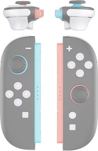 eXtremeRate DIY Replacement Full Set Buttons for Joycon 2, Custom ABXY Direction Keys Dpad + - C Home Capture Release L R ZR ZL Trigger Buttons for Nintendo Switch 2 Controller - White in Saudi Arabia