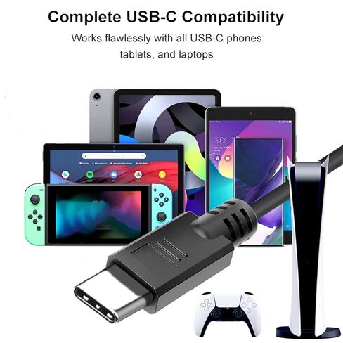 USB C to USB A 50ft, Long USB2.0 Cable USB A to Type C (NOT Fast Charging) Long USB2.0 Cable Data for PS5, Keyboard, Mouse and MacBook, laptops, Tablets, Portable Monitors, etc More in Saudi Arabia