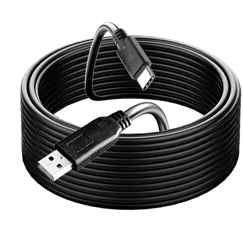 USB C to USB A 50ft, Long USB2.0 Cable USB A to Type C (NOT Fast Charging) Long USB2.0 Cable Data for PS5, Keyboard, Mouse and MacBook, laptops, Tablets, Portable Monitors, etc More in Saudi Arabia