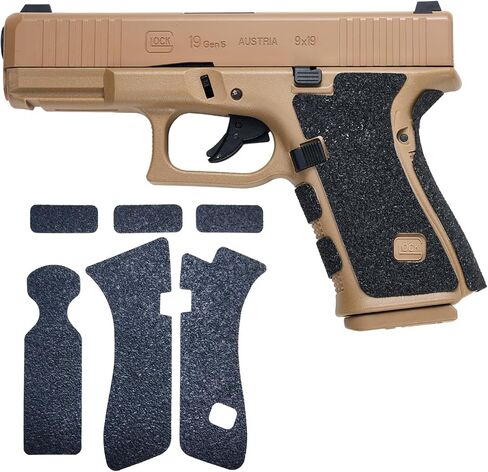 Tactical Gun Grip Skins Wrap Tape for Glock 19 19x 43x 48 G43X G48 Mos Hellcat pro Non-Slip Sleeve Glove Concealed Carry in Saudi Arabia