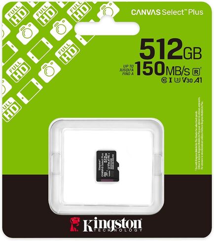 Kingston 128GB Canvas Select Plus microSD Card | Up to 150MB/s | Class 10, UHS-I, U1, V10, A1 | SDCS3/128GB in Saudi Arabia