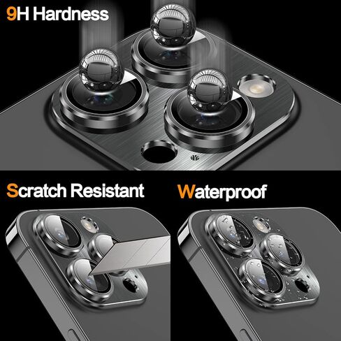 YWXTW Designed for iPhone 17 Pro Max Camera Lens Protector, [1:1 Perfect Fit] Full Coverage Matte Metal Tempered Glass Camera Screen Cover Accessories, Case Friendly (Cosmic Orange, iPhone 17 Pro Max) in Saudi Arabia