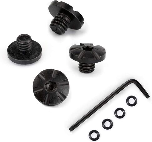 Cool Hand Gun Grips Screws for Sig Sauer P226, P228, P229 Grips, 4 Stainless Steel Screws, 4 O Rings, Torx Key Included, 3 Colors for Your Choice, Black/Gold/Rainbow Colors in Saudi Arabia