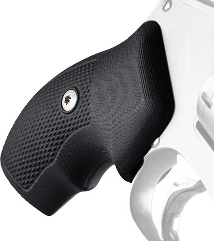 VZ Grips Smith & Wesson J-Frame قبضة المسدس الماسي التكتيكي، تكتيكية، راحة فائقة، تحكم فائق، صنع في الولايات المتحدة الأمريكية، لوحتان in Kuwait