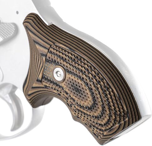 VZ Grips Smith & Wesson J-Frame قبضة المسدس الماسي التكتيكي، تكتيكية، راحة فائقة، تحكم فائق، صنع في الولايات المتحدة الأمريكية، لوحتان in Kuwait