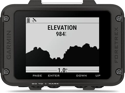 Wearable4U - Garmin Foretrex 801 Wrist-Mounted GPS Navigator with Tactical Features,with Strap with AAA Batteries and E-Bank Bundle in Saudi Arabia