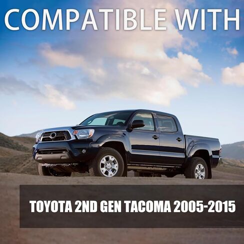مجموعة من 6 مشابك لسرير الشاحنة لغطاء الشاحنة/الغطاء/غطاء العربة المتوافقة مع Toyota Tacoma '05 والأحدث مع نظام حاجز السرير in Kuwait