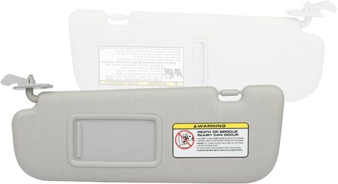 حاجب من الشمس للجانبين الأيسر والأيمن لـ 2011 2012 2013 2014 2015 لسيارة Hyundai Elantra Gray Sunvisor استبدال 852203x000tx, 852103X000TX in Saudi Arabia