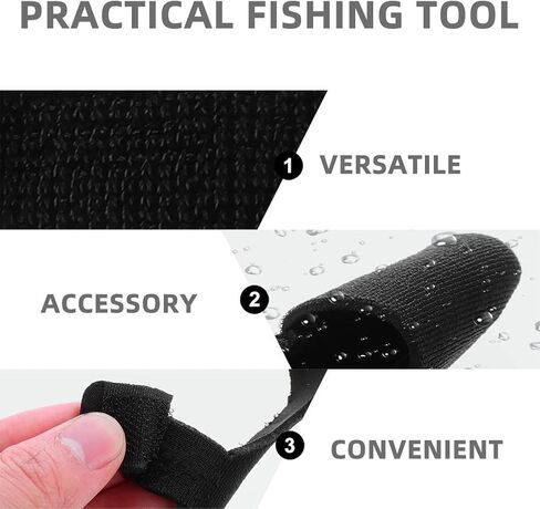 4 Set Fishing Rod Tip Cover and Rod Tie, Canes Sleeves Protector Case Fastening Strap Pole Sleeve, for Outdoor Fishing Accessories in Saudi Arabia