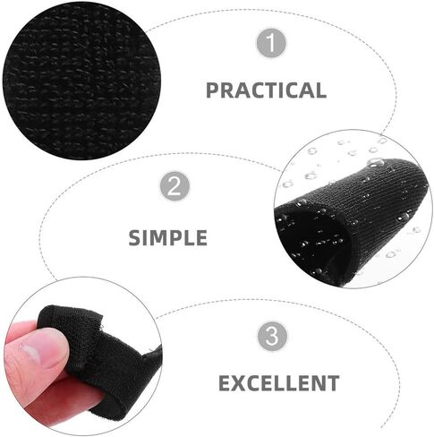 4 Set Fishing Rod Tip Cover and Rod Tie, Canes Sleeves Protector Case Fastening Strap Pole Sleeve, for Outdoor Fishing Accessories in Saudi Arabia