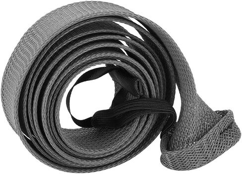 Braided Sleeve Expandable Casting Fishing Rod Pole Cover Protector (Grey) in Saudi Arabia