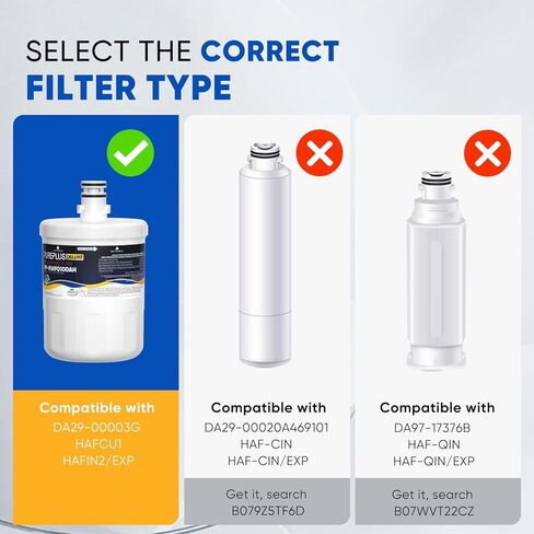 PUREPLUS 5231JA2002A Replacement for LG LT500P, ADQ72910901, GEN11042FR-08, Kenmore 9890, 469890, HDX FML-1, ADQ72910907, LSC27925ST, LFX25974ST, LFX25973D, LFX25973ST Refrigerator Water Filter, 3Pack in Kuwait