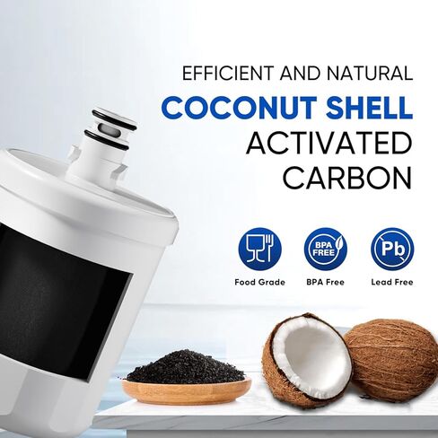 PUREPLUS 5231JA2002A Replacement for LG LT500P, ADQ72910901, GEN11042FR-08, Kenmore 9890, 469890, HDX FML-1, ADQ72910907, LSC27925ST, LFX25974ST, LFX25973D, LFX25973ST Refrigerator Water Filter, 3Pack in Kuwait