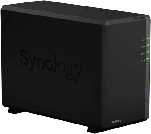 Synology DiskStation DS218play NAS Server with RTD1296 1.4GHz CPU, 1GB Memory, 8TB SSD Storage, 1 x 1GbE LAN Port, DSM Operating System in Saudi Arabia