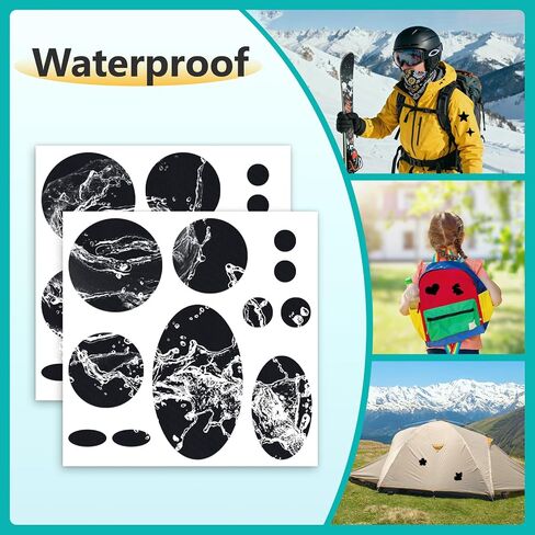 Down Jacket Patches: Nylon Repair Tape Self-Adhesive Repair Patch | Pre-Cut, Waterproof Tear-Resistant Nylon Fabric Patches Down Jacket Repair Patches in Saudi Arabia