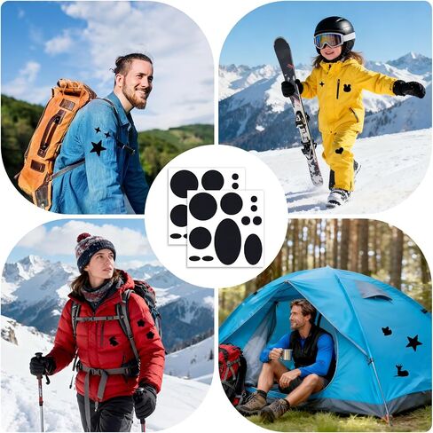Down Jacket Patches: Nylon Repair Tape Self-Adhesive Repair Patch | Pre-Cut, Waterproof Tear-Resistant Nylon Fabric Patches Down Jacket Repair Patches in Saudi Arabia