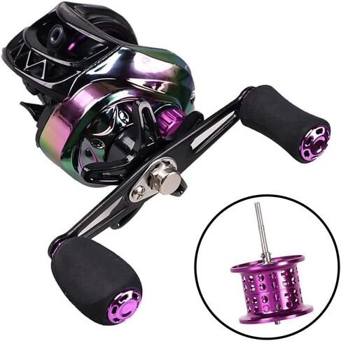 Fishing Baitcasting Reel Featuring 7 21 Speed Ratio, 12 Position Magnetic Brake, and Lightweight Metal Design for Enhanced Casting Performance in Saudi Arabia