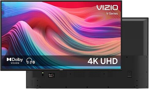 VIZIO 75-Inch V-Series, Class 4K UHD Smart TV, Dolby Vision HDR, V-Gaming Engine, AMD FreeSync, AirPlay and Chromecast Built-in + Free Wall Mount (No Stands), V755-J04 (Renewed) in Kuwait