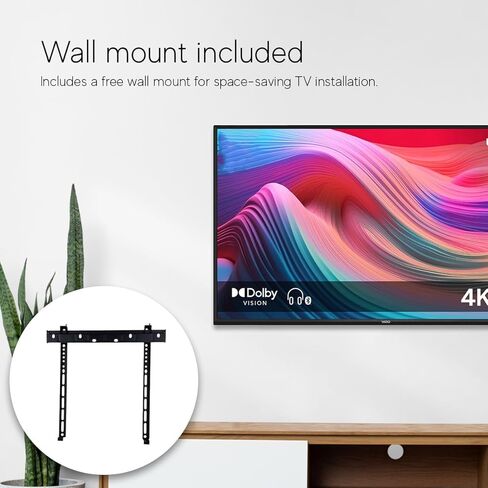 VIZIO 75-Inch V-Series, Class 4K UHD Smart TV, Dolby Vision HDR, V-Gaming Engine, AMD FreeSync, AirPlay and Chromecast Built-in + Free Wall Mount (No Stands), V755-J04 (Renewed) in Kuwait