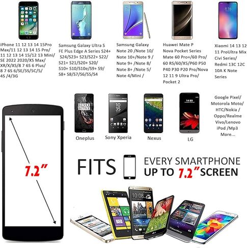 حامل هاتف لحزام الذراع للجري، محافظ صغيرة للنساء وحقيبة كروس للرجال والأطفال، iPhone 11 12 13 14 15 16e 16 Pro Max Xs Xr X Galaxy Ultra S25 Plus Note، 3 في 1 هاتف رياضي مع حزام يد للجيم in Kuwait