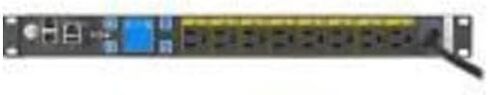 Eaton Electrical - EMAT08-10 - Eaton ePDU Managed 8-Outlet PDU - NEMA 5-15P - 8 x NEMA 5-15R - 120 فولت تيار متردد - 1.44 كيلو فولت أمبير - الشبكة (RJ-45) - 1U - حامل أفقي in Saudi Arabia