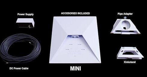 SpaceX Starlink Mini Kit - 4th Gen and Free Roam Region Unlock- Portable Satellite Internet Antenna with Integrated Wi-Fi Router, DC, Power Input, and - Ideal for RVs, Camping, and Remote Work in Saudi Arabia