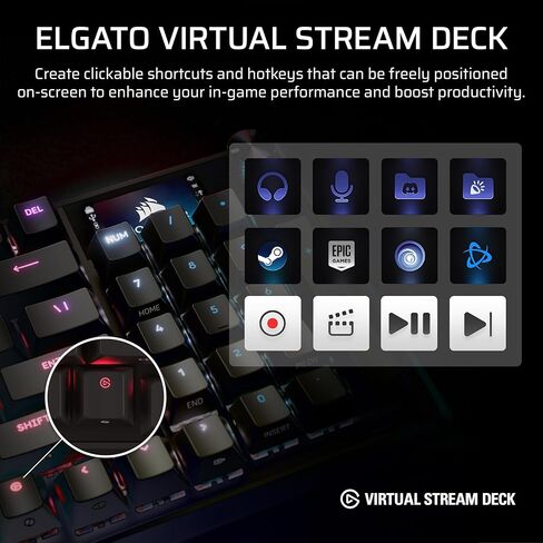 لوحة مفاتيح ألعاب ميكانيكية مغناطيسية سلكية من Corsair Vanguard PRO 96 - تخطيط 96%، مفاتيح MGX Hyperdrive، استقصاء 8000 هرتز، مشغل سريع، سطح تيار افتراضي، SOCD Flashtap، QWERTY US in Saudi Arabia
