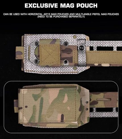 حزام رخوة تكتيكي 2 في 1 خفيف الوزن للصيد حزام المعركة العسكري قابل للاستبدال بإبزيم Airsoft معدات حزام الرماية in Kuwait