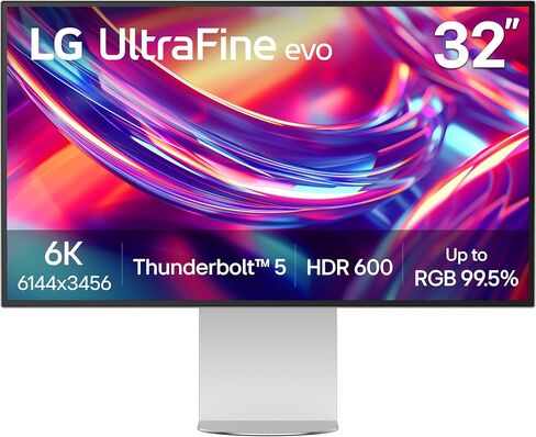 LG 40U990A-W شاشة منحنية مقاس 40 بوصة Ultrafine 5K2K WUHD (5120 x 2160) Nano IPS منحنية، Thunderbolt 5، DisplayHDR 600، طاقة مدمجة، مكبر صوت، 120 هرتز، HDMI 2.1، DP 2.1، USB C، حامل قابل للإمالة/الارتفاع/الدوران، أبيض in Saudi Arabia