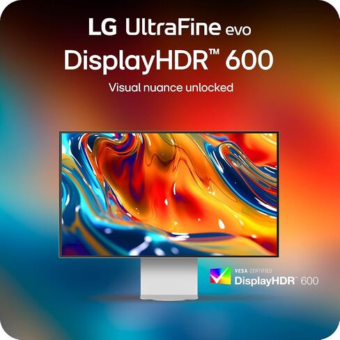 LG 40U990A-W شاشة منحنية مقاس 40 بوصة Ultrafine 5K2K WUHD (5120 x 2160) Nano IPS منحنية، Thunderbolt 5، DisplayHDR 600، طاقة مدمجة، مكبر صوت، 120 هرتز، HDMI 2.1، DP 2.1، USB C، حامل قابل للإمالة/الارتفاع/الدوران، أبيض in Saudi Arabia