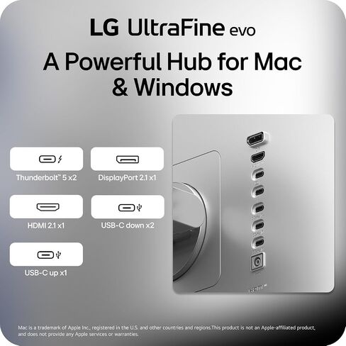 LG 40U990A-W شاشة منحنية مقاس 40 بوصة Ultrafine 5K2K WUHD (5120 x 2160) Nano IPS منحنية، Thunderbolt 5، DisplayHDR 600، طاقة مدمجة، مكبر صوت، 120 هرتز، HDMI 2.1، DP 2.1، USB C، حامل قابل للإمالة/الارتفاع/الدوران، أبيض in Saudi Arabia