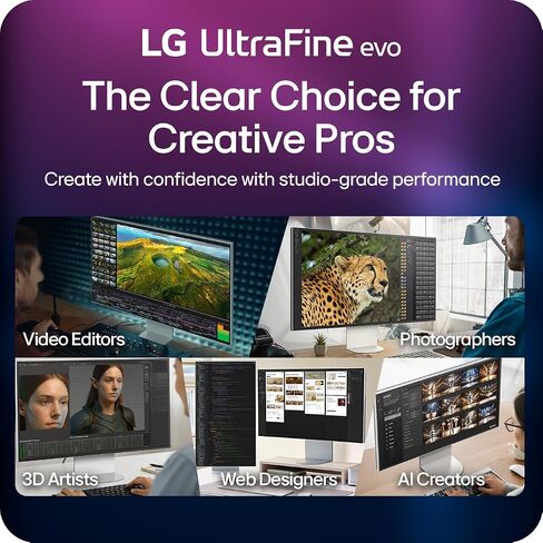 LG 40U990A-W شاشة منحنية مقاس 40 بوصة Ultrafine 5K2K WUHD (5120 x 2160) Nano IPS منحنية، Thunderbolt 5، DisplayHDR 600، طاقة مدمجة، مكبر صوت، 120 هرتز، HDMI 2.1، DP 2.1، USB C، حامل قابل للإمالة/الارتفاع/الدوران، أبيض in Saudi Arabia