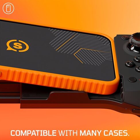 وحدة تحكم ألعاب الهاتف المحمول SCUF NOMAD اللاسلكية لأجهزة iPhone - مجاذيف قابلة للتخصيص - أعواد إبهام مضادة للانجراف - اتصال Bluetooth 5.0 - جهاز التحكم عن بعد PS، وXbox Game Pass، وApple Arcade، وSteam Link - أبيض (متجدد) in Saudi Arabia