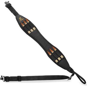 ZYLORA Rifle Sling with 6 Shell Holders, Padded 2-Point Strap and Swivels in Saudi Arabia