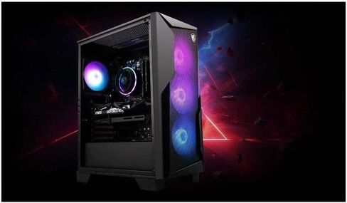 Codex R2 B14NVK5-604US Gaming Desktop Computer, Intel Core i5-14400F 2.5GHz, 16GB RAM, 1TB SSD, NVIDIA GeForce RTX 5050 8GB, Windows 11 Home, Black in Saudi Arabia