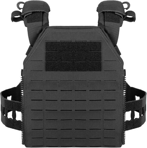 YAKEDA Tactical Training Vest with PALS System - Adjustable Straps Quick-Release Buckle for Hunting in Kuwait