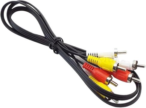 3 R/CA Male to Connector Composite AV Wire pl-UG Video Cable(1.5m) in Saudi Arabia