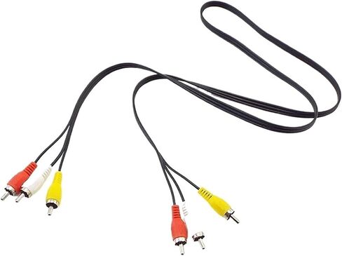 3 R/CA Male to Connector Composite AV Wire pl-UG Video Cable(1.5m) in Saudi Arabia