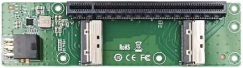 MCIO PCIe 5.0 x16 Adapter Card, 8i to PCIe Expansion Board, Dual MCIO 74-Pin Ports, 138.5x38mm, High-Speed GPU Extension Solution in Saudi Arabia