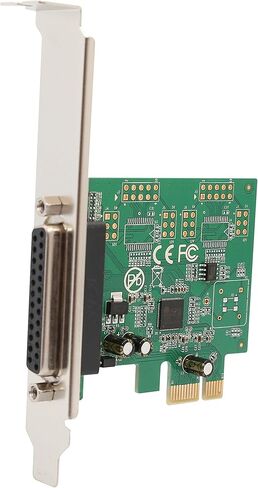 1 Port Parallel DB25 LPT Printer PCIe x1 with Low Bracket, Support SPP / PS2 / EPP/ECP Modes and Centronics Interface SI-PEX10011 in Saudi Arabia