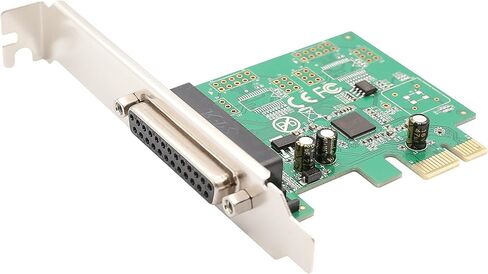 1 Port Parallel DB25 LPT Printer PCIe x1 with Low Bracket, Support SPP / PS2 / EPP/ECP Modes and Centronics Interface SI-PEX10011 in Saudi Arabia