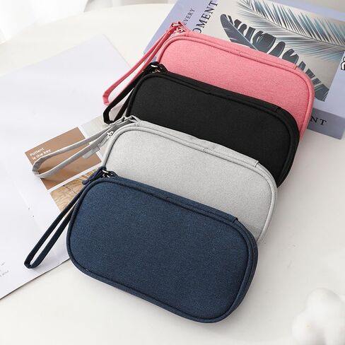Cord Organizer, Travel Cable Organizer Bag, Electronics Accessories, Small Case Pouch Electronics, Gadget Travel Bag for Business Trips and Home Use Lightweight Design, (Navy) in Saudi Arabia