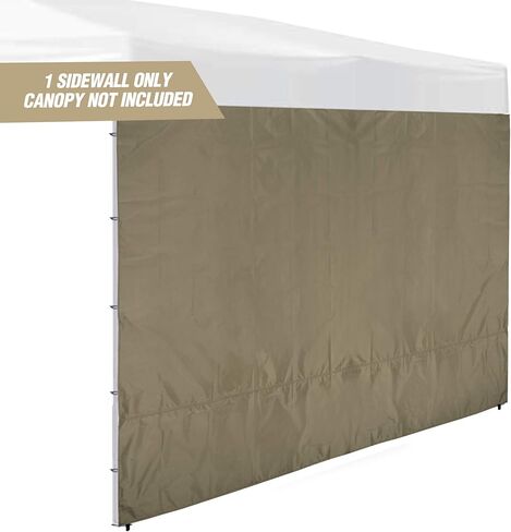 REDCAMP Instant Canopy Sidewall for 10x10ft Pop Up Canopy, 1 Pack Sunwall Only, Khaki/Blue/White/Black in Kuwait