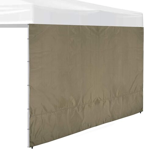 REDCAMP Instant Canopy Sidewall for 10x10ft Pop Up Canopy, 1 Pack Sunwall Only, Khaki/Blue/White/Black in Kuwait